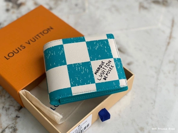 AAA Pruses Bags VUITTON MULTIPLE WALLET LOUIS 0712